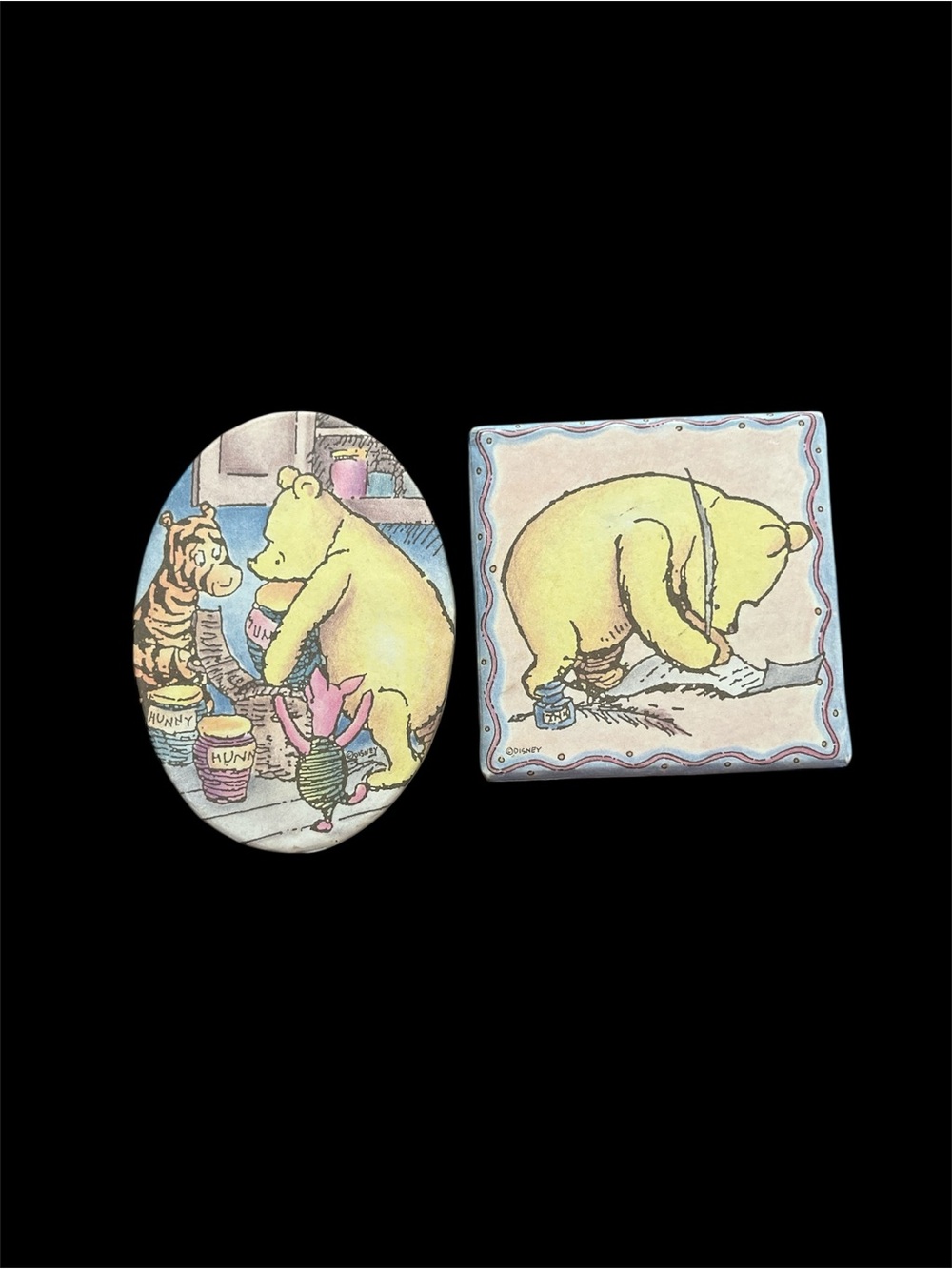 Winnie the Pooh Vintage Paper Box Set- Yellow Pooh with Piglet & Tigger
